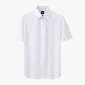 Áo Sơ Mi Cộc Tay Trắng, Cao Cấp, Chống Nhăn 8SMCB412TRK